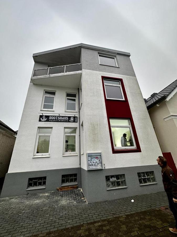 Bootshaus Appartements Cuxhaven Luaran gambar