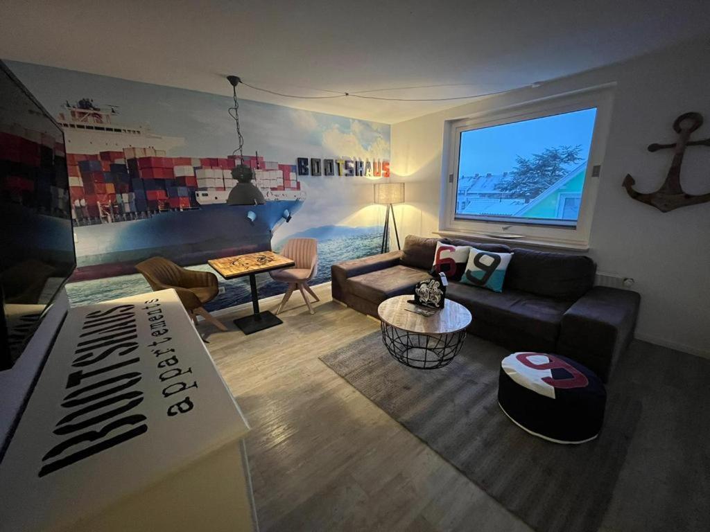 Bootshaus Appartements Cuxhaven Luaran gambar