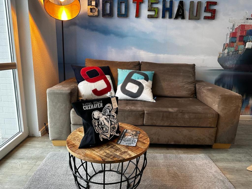 Bootshaus Appartements Cuxhaven Luaran gambar