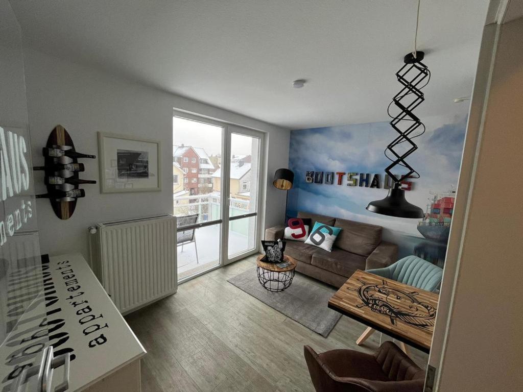 Bootshaus Appartements Cuxhaven Luaran gambar