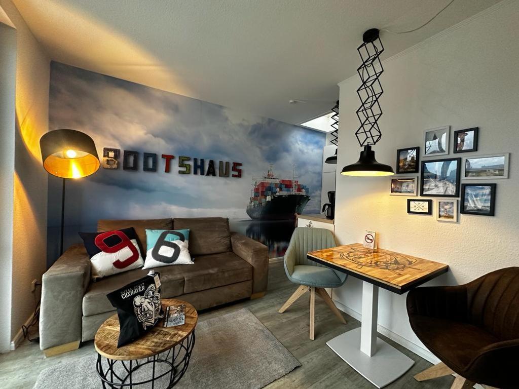Bootshaus Appartements Cuxhaven Luaran gambar