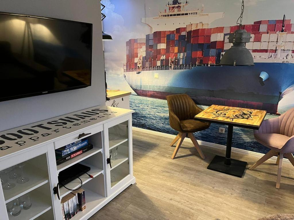 Bootshaus Appartements Cuxhaven Luaran gambar