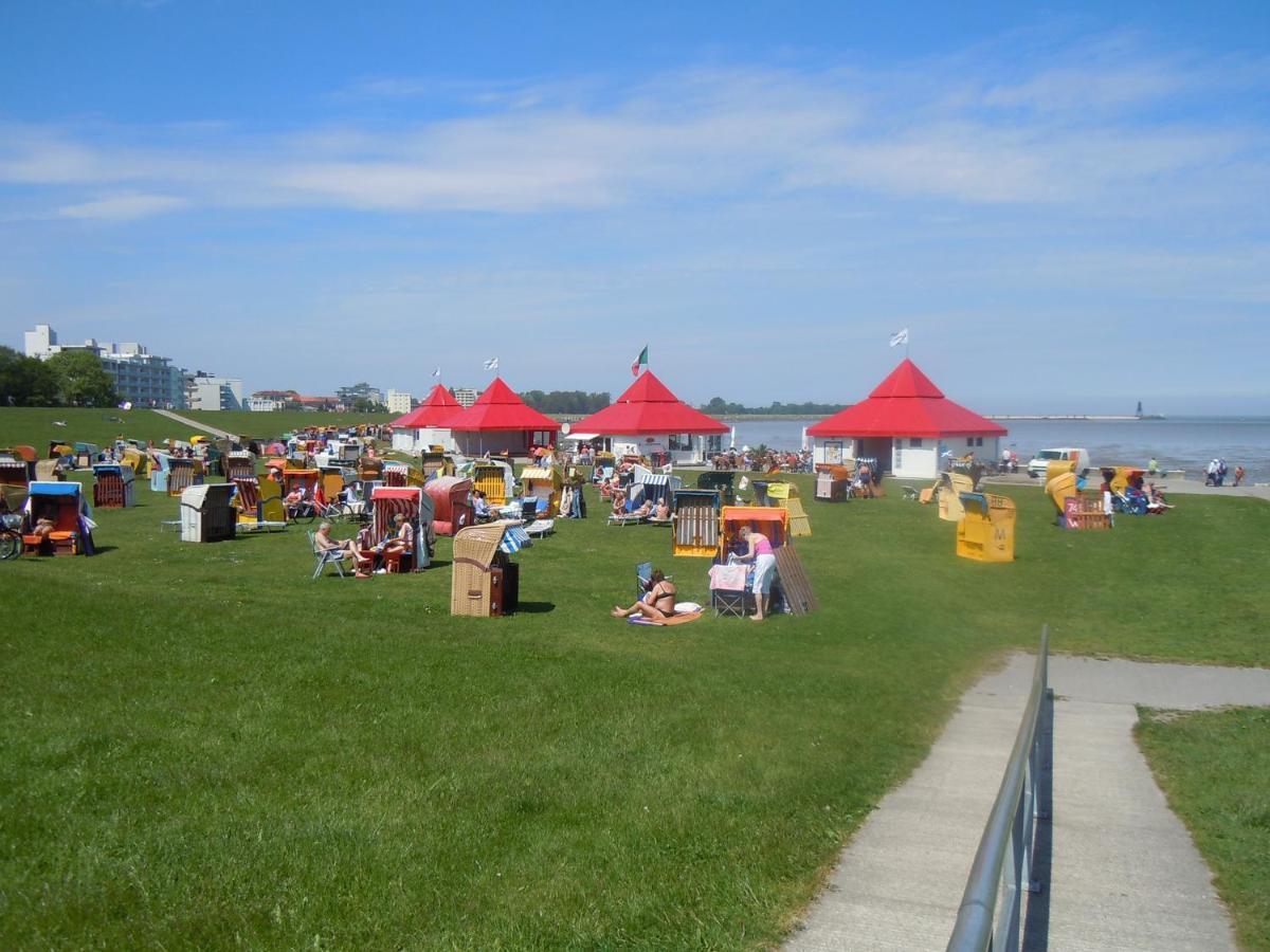 Bootshaus Appartements Cuxhaven Luaran gambar